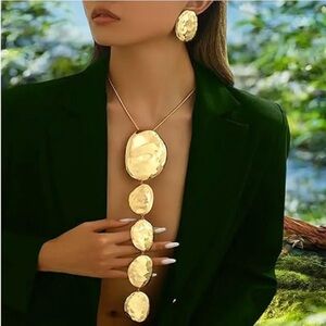 Gold statement jewelry bundle